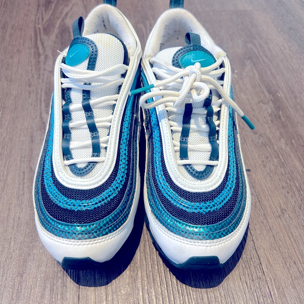Nike Air Max 97 Teal and White